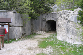 Forte Campolongo - portale d'ingresso vecchio